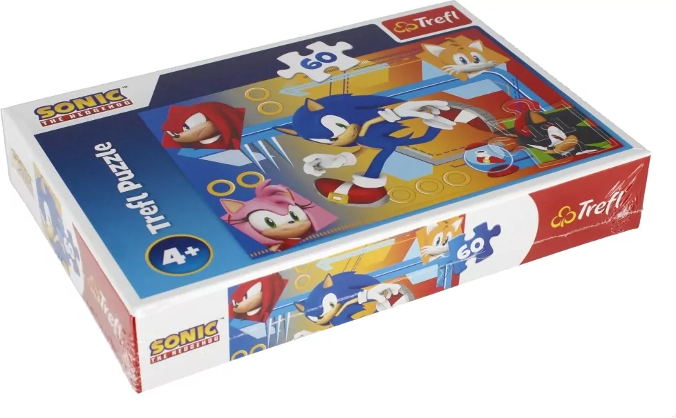 Trefl. Puzzle 60. Sonic w akcji - tantis.pl