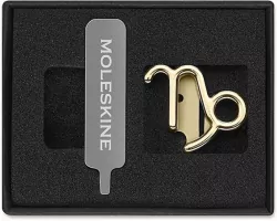 Przypinka do notatnika zodiak koziorożec złota