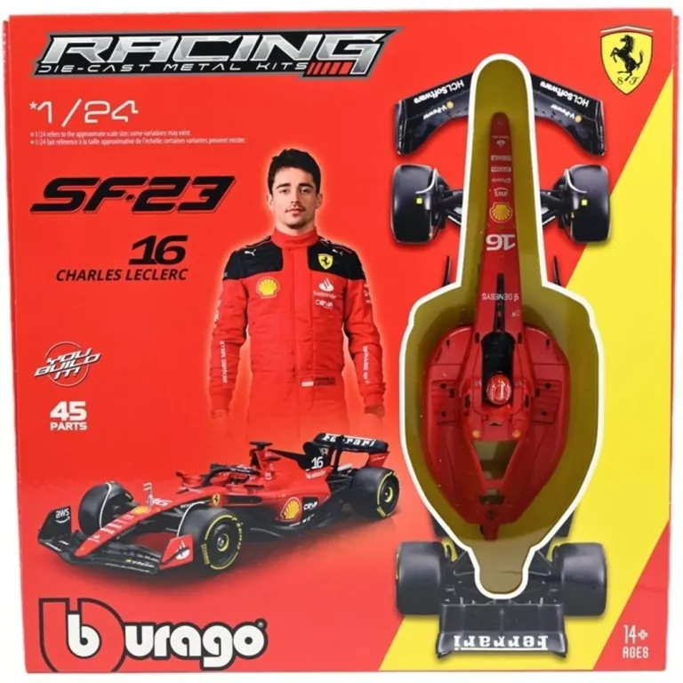 Ferrari Formula Model Kit With Helmet & Stand - tantis.pl