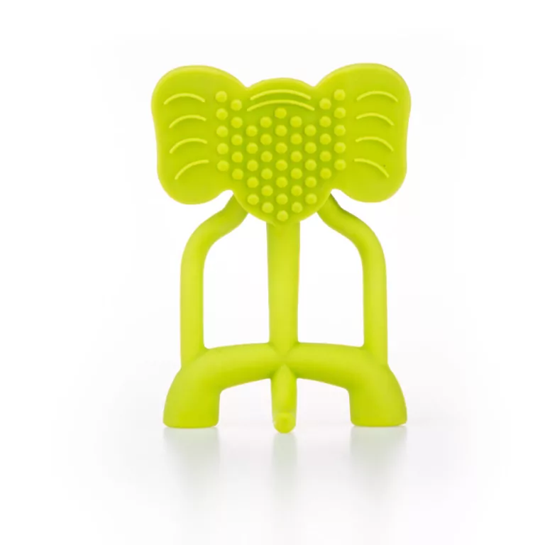 Gryzak dla dzieci uspokajający Słoń limonka - tantis.pl