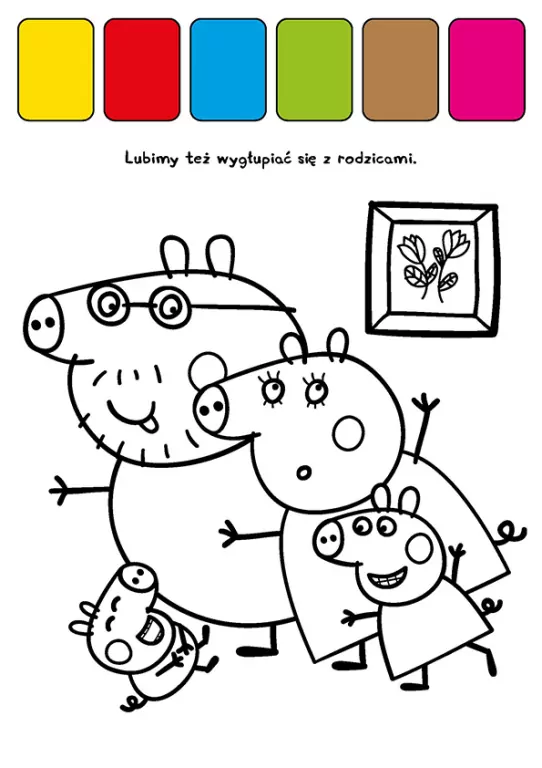 Peppa Pig. W barwnym świecie Peppy. Jak malowane - tantis.pl