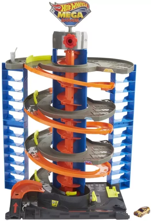 Hot Wheels City Zestaw Zakręcony Megagaraż - tantis.pl