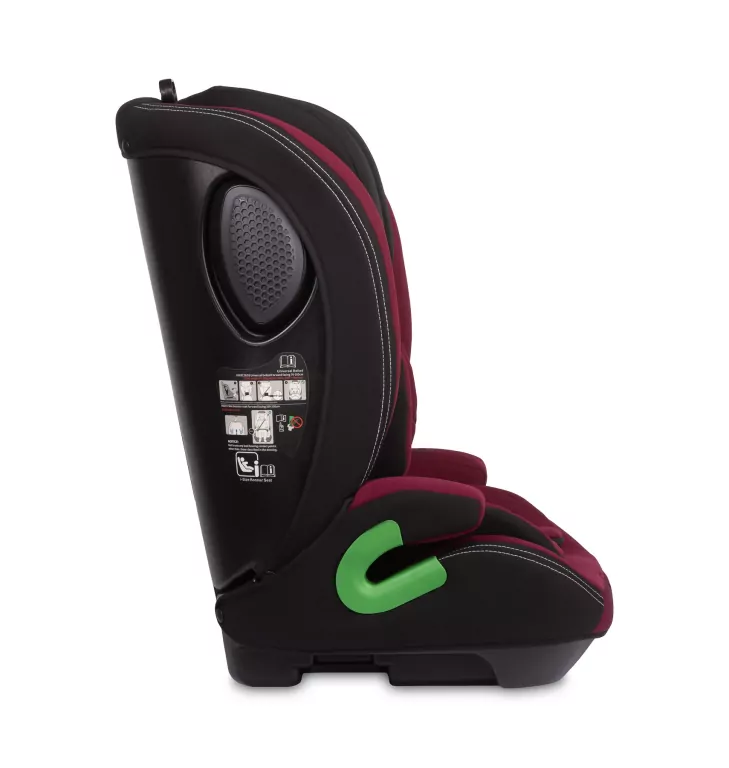 Caretero Fotelik Vivo burgundowy (76-150cm) - tantis.pl