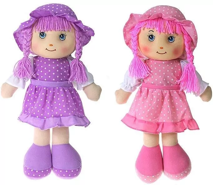 Lalka szmacianka język polski 50cm MIX - tantis.pl