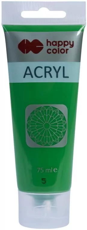 Farba akrylowa 75ml zielona HAPPY COLOR - tantis.pl