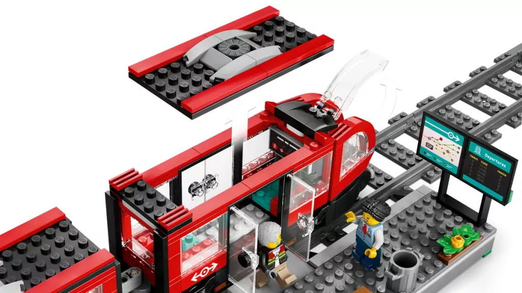 LEGO® City. Tramwaj miejski ze stacją 60423 - tantis.pl