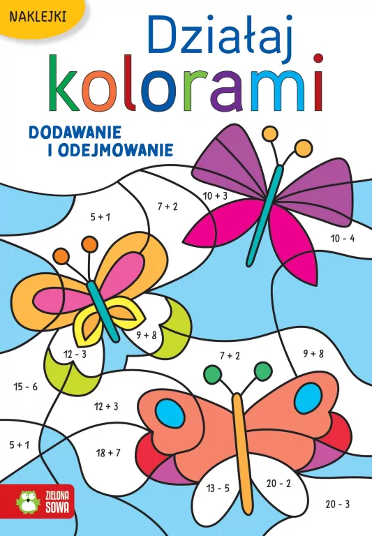 Działaj kolorami. Dodawanie i odejmowanie - tantis.pl