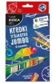 Kredki trójkątne Jumbo. Grube. 12 kolorów - tantis.pl