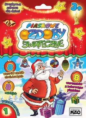 Piaskowe ozdoby świąteczne. Pakiet nr 1