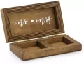 Drewniane pudełko na obrączki 10x5.5cm - tantis.pl