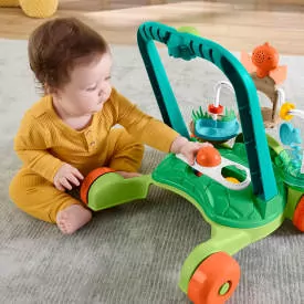 Fisher-Price Aktywizujący Żółw Chodzik-Pchacz 2w1 - tantis.pl