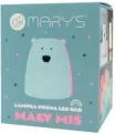 Lampka nocna LED RGB Miś mały niebieski - tantis.pl