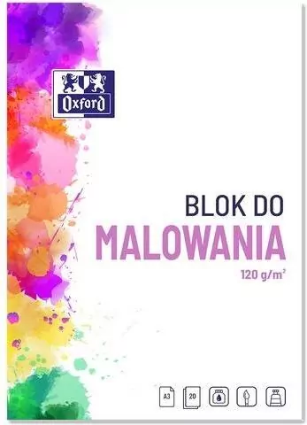 Blok do malowania A3/20K biały (10szt) OXFORD - tantis.pl