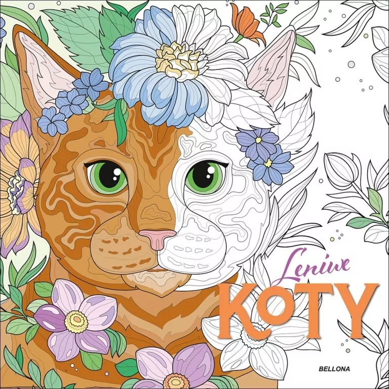Leniwe koty (kolorowanka) - tantis.pl