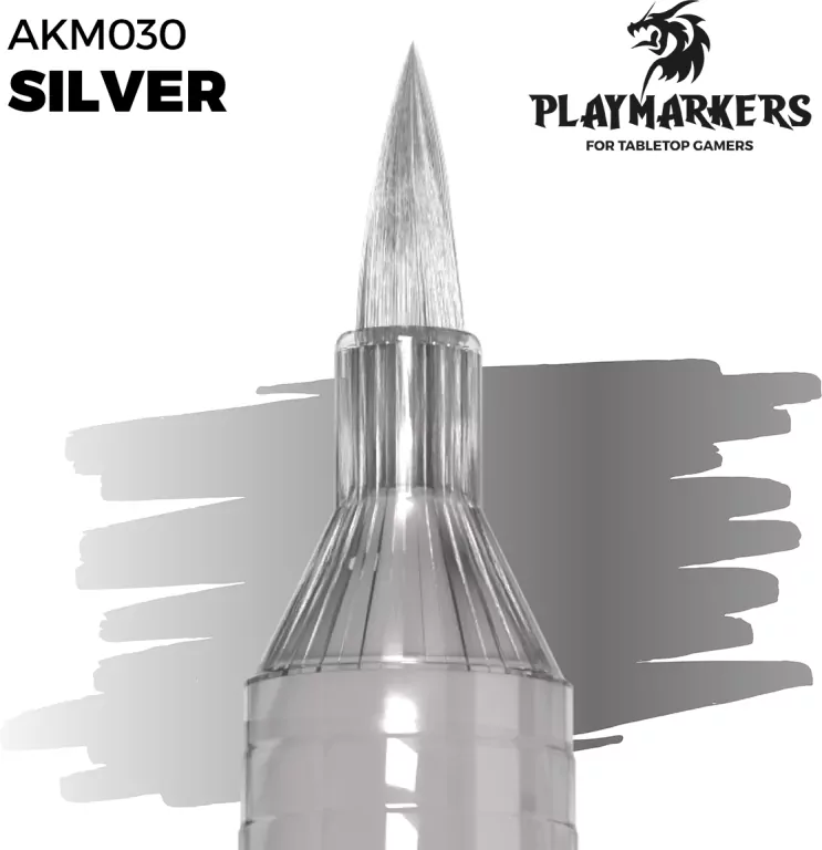 AK Interactive: Playmarkers - Silver - tantis.pl