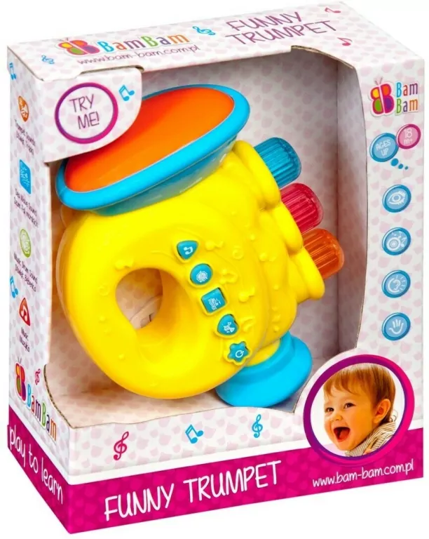 Bam Bam zabawna trąbka - tantis.pl