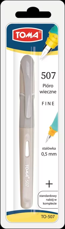 Pióro wieczne Rubber szare TOMA - tantis.pl