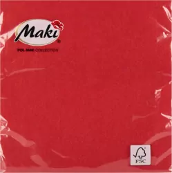 SERWETKA PAP 3W 330X330 CZER 00700 PM OP