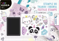 Zestaw stempli do dekoracji tkanin i obuwia