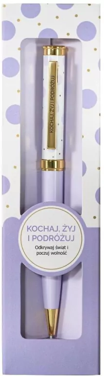 Długopis prezentowy Kochaj, żyj i podróżuj - tantis.pl