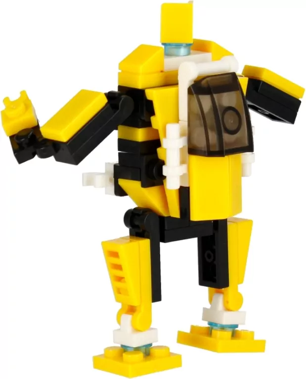 Klocki konstrukcyjne Alleblox RobotUnion 62el żółty - tantis.pl