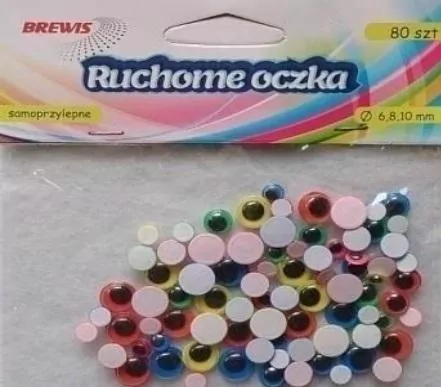 Ruchome oczka kolorowe - tantis.pl