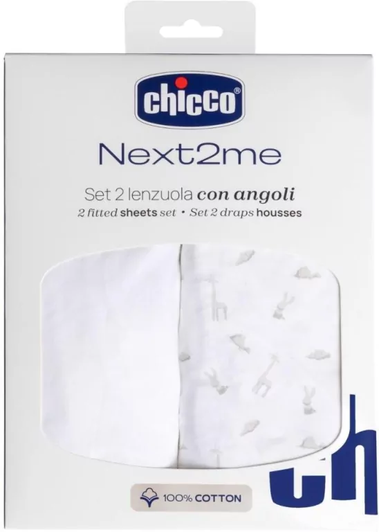 Prześcieradło Next2Me Forever bawełna cloud - tantis.pl