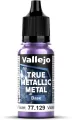 Vallejo: 77.129 - True Metallic Metal - Base - Celestial Violet (18 ml) - tantis.pl