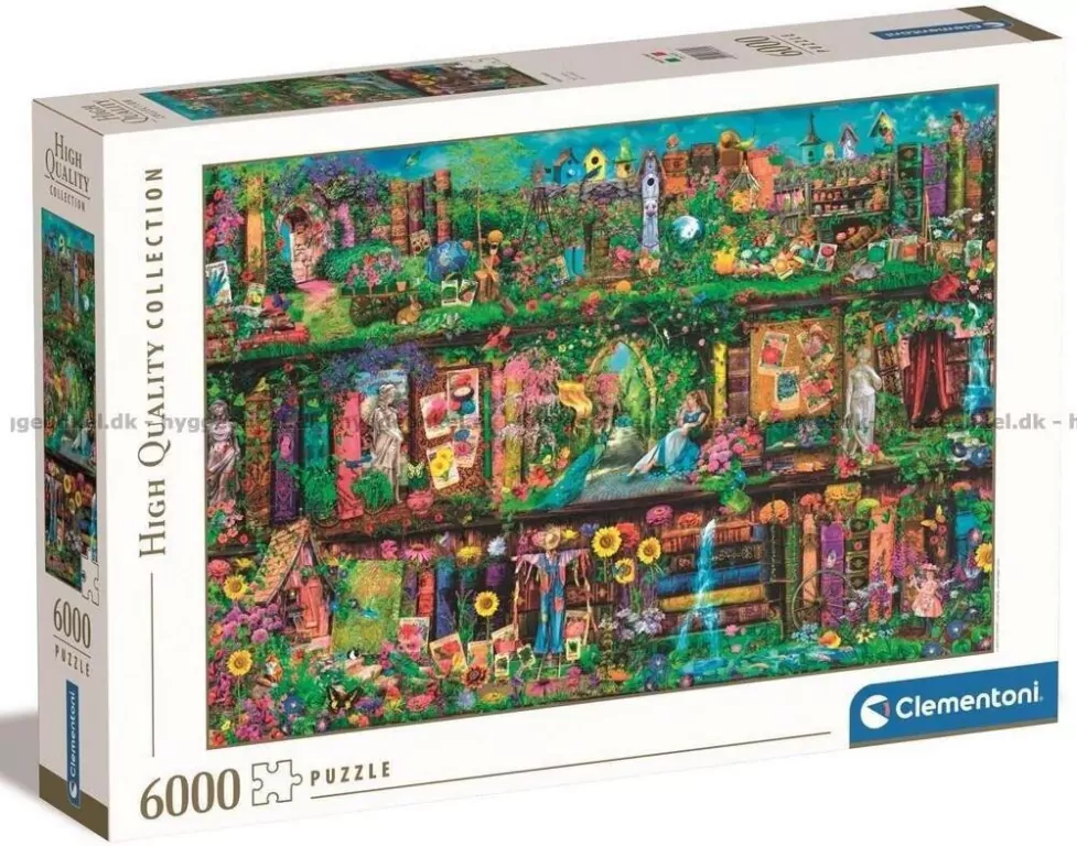 Clementoni. Puzzle 6000. Garden Shelf - tantis.pl