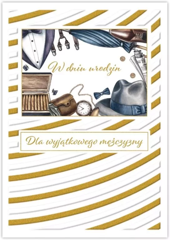 Karnet Silver urodziny męskie - tantis.pl