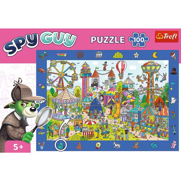 Puzzle 100. Spy Guy Miasteczko - tantis.pl