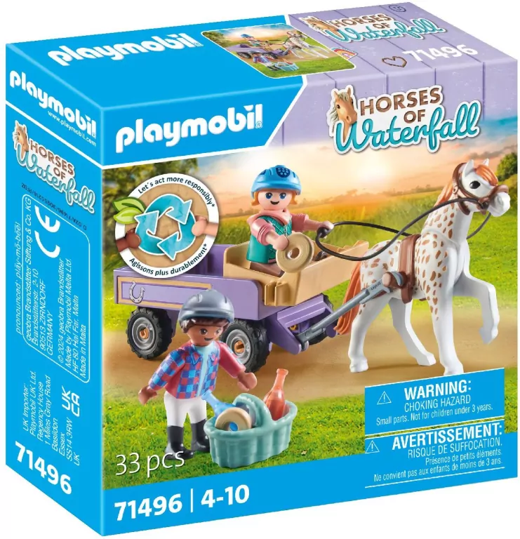 Powóz kucyków. Horses of Waterfall 71496 - tantis.pl