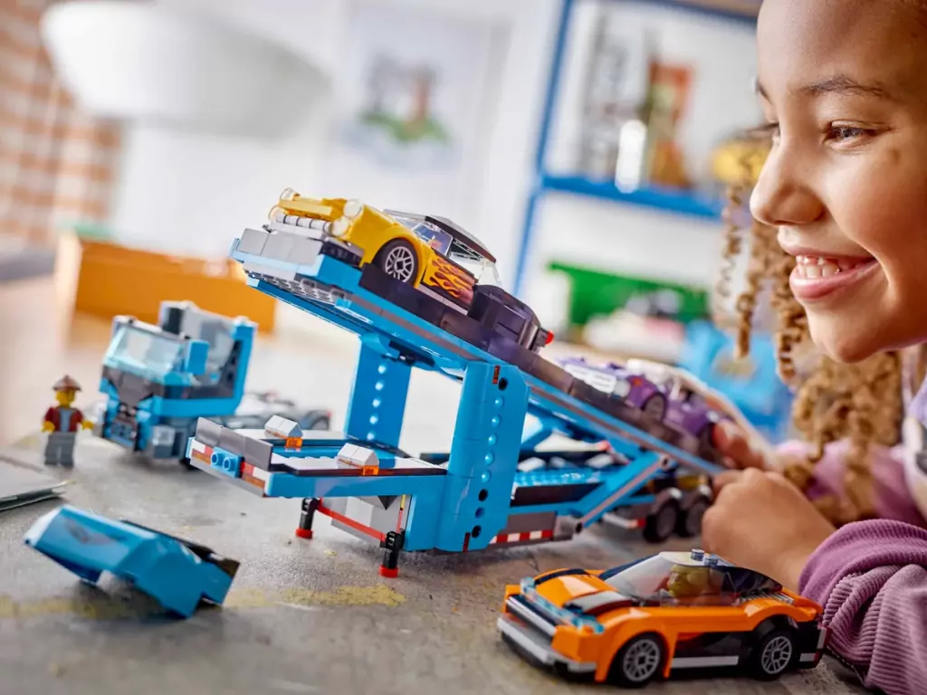 LEGO® City. Laweta z samochodami sportowymi. 60408 - tantis.pl