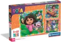 Puzzle 3x48 Super Kolor Dora - tantis.pl