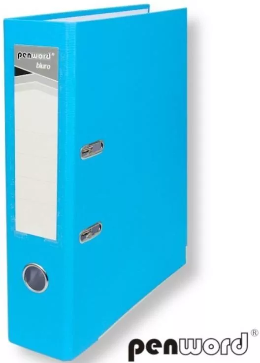 Segregator A4 z okuciem 7,5cm jasnoniebieski - tantis.pl