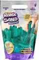 Kinetic Sand. Piasek kinetyczny z brokatem. Turkusowy 90g - tantis.pl
