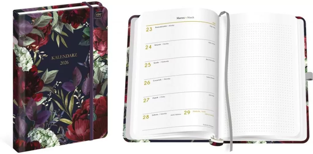 Kalendarz 2026 książkowy B5/192K Metallic Savage - tantis.pl