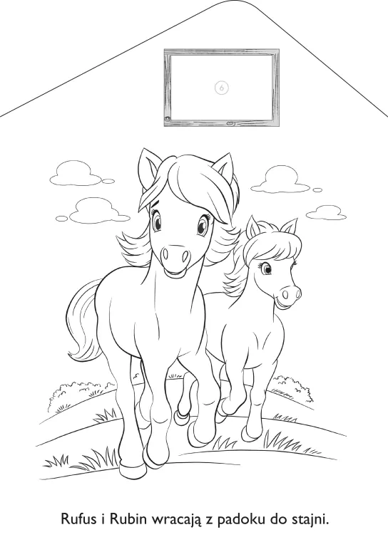 Kolorowanki z zagrody. Konik - tantis.pl