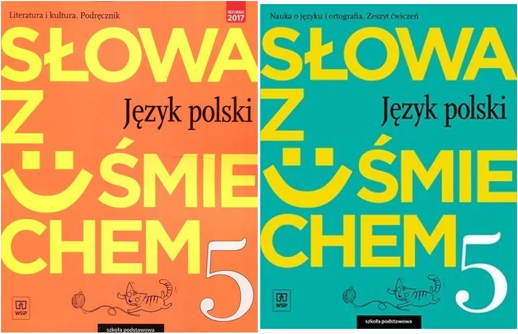 Pakiet: Słowa z uśmiechem 5. Język polski. Literatura i kultura. Podręcznik / Zeszyt ćwiczeń. Szkoła podstawowa - tantis.pl