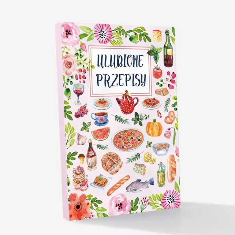 Przepiśnik. Ulubione przepisy różowy - tantis.pl