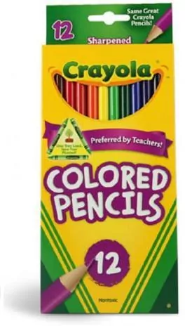 Kredki ołówkowe 12 sztuk - tantis.pl