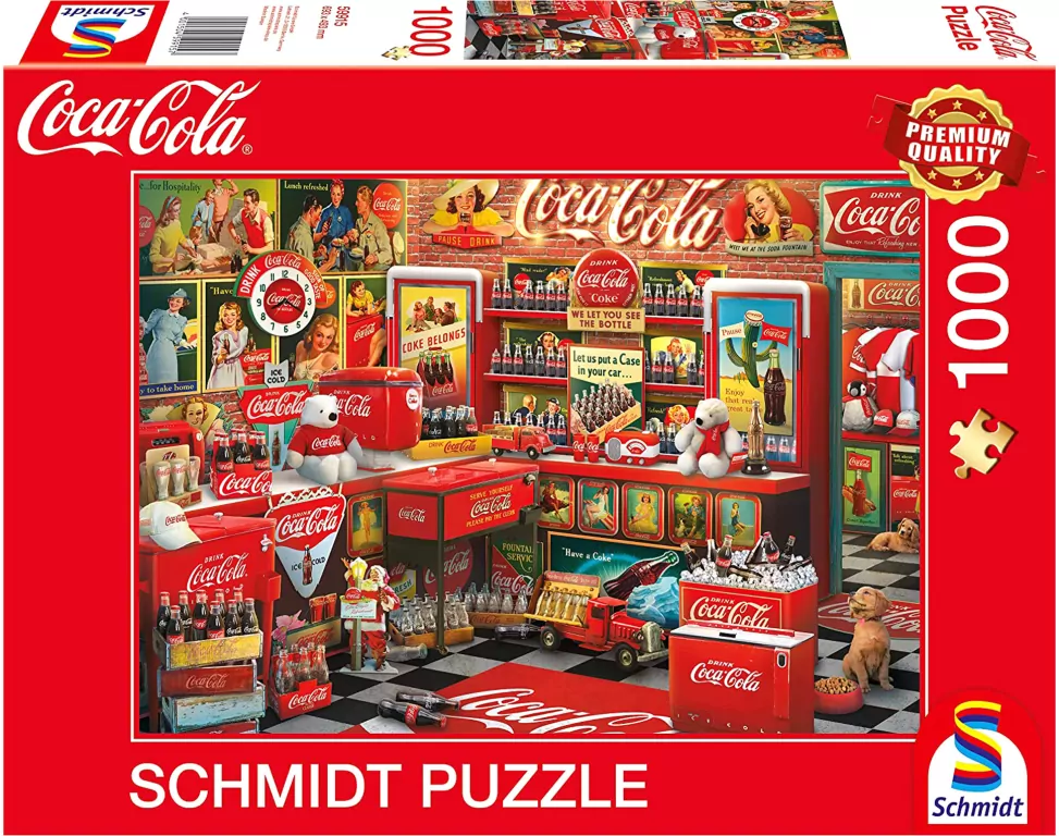 Puzzle 1000. Coca-Cola Nostalgia. 109963 - tantis.pl