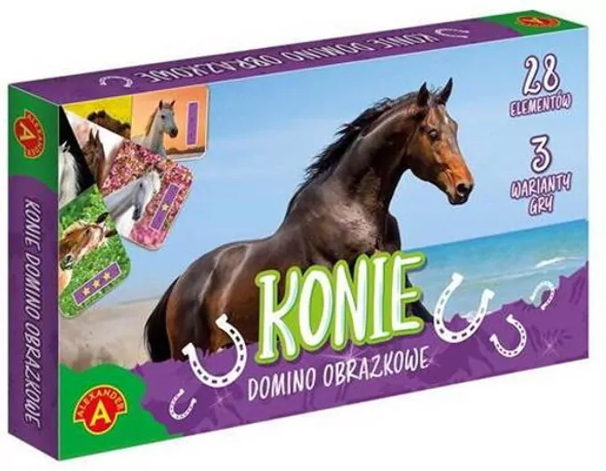 Alexander. Domino obrazkowe, konie - tantis.pl