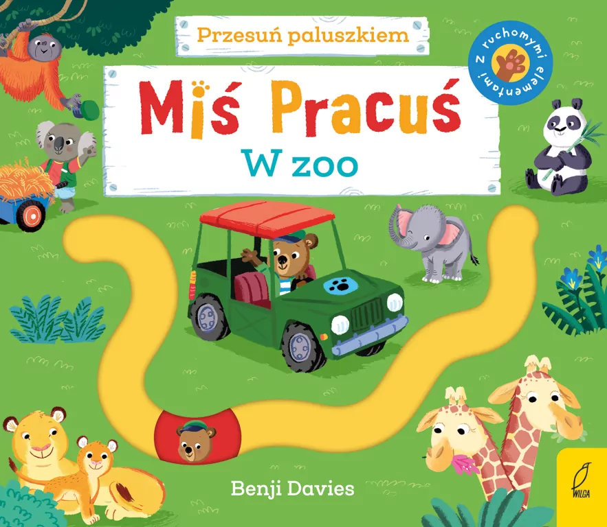 Miś Pracuś. Przesuń paluszkiem. W zoo - tantis.pl