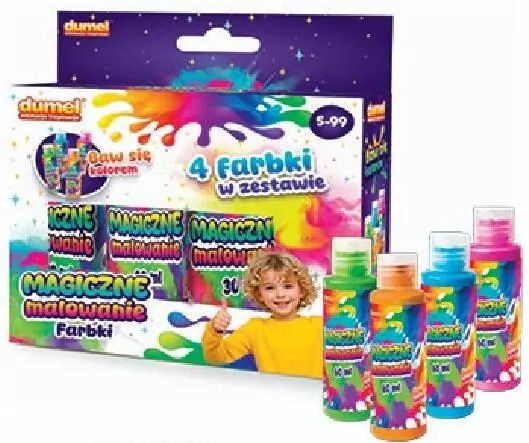 Magiczne malowanie 4x60ml farbki - tantis.pl