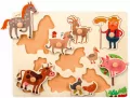 Układanka drewniana farma - tantis.pl