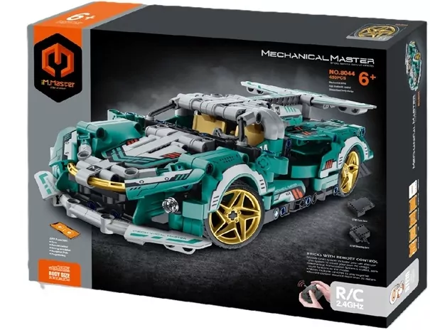 2.4G R/C & APP programming super car 429PCS turkus IM8044 - tantis.pl