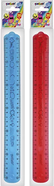 Linijka elastyczna 30cm mix - tantis.pl