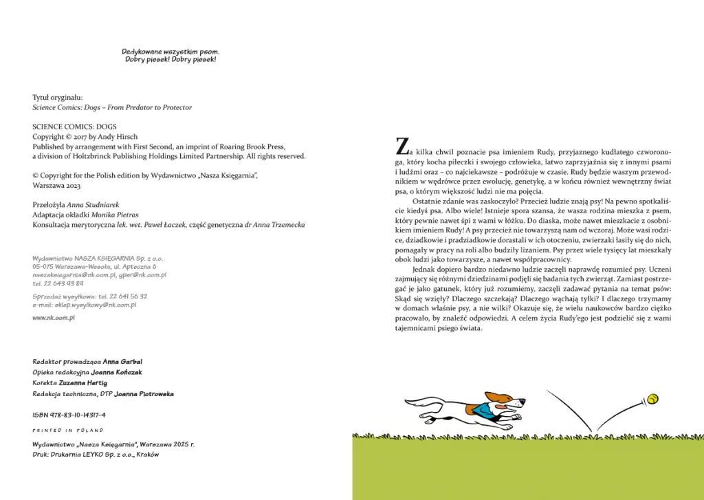 Psy. Od drapieżników do obrońców. Naukomiks - tantis.pl