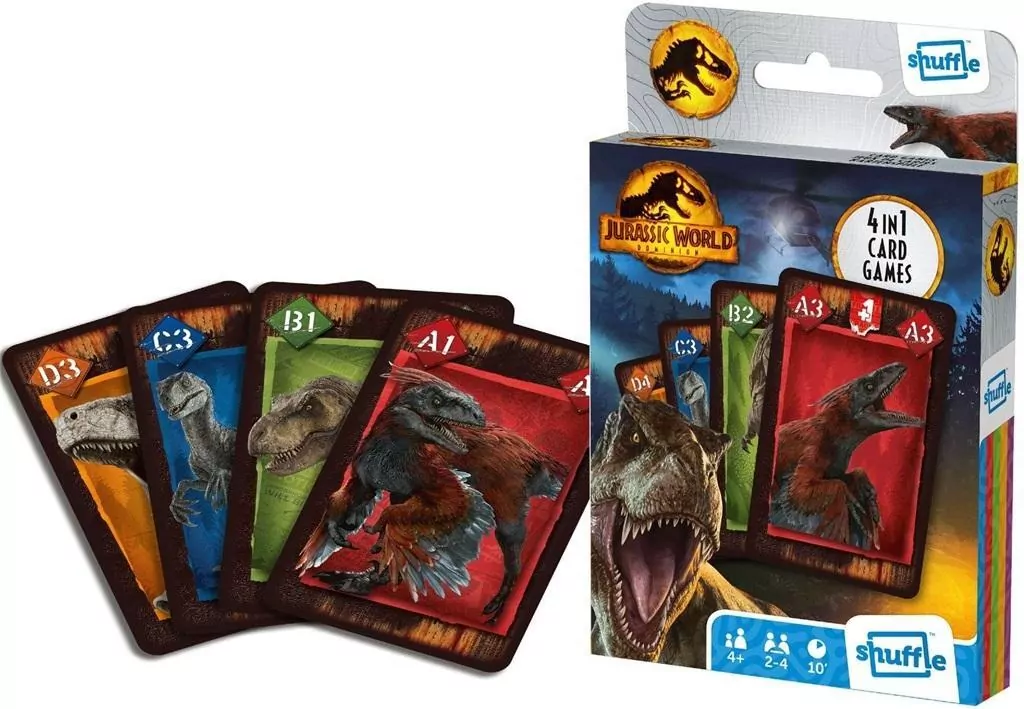 Karty: Jurassic World 4w1 - tantis.pl